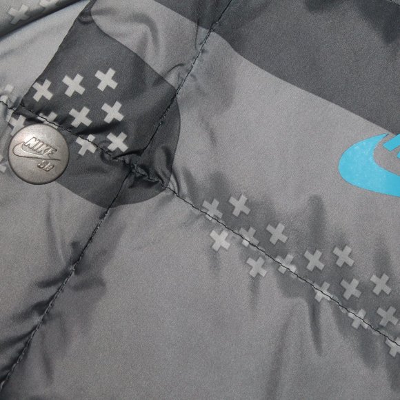 Nike SB Camoflauge Puffer Jacket + Patch - Picture 2 of 9
